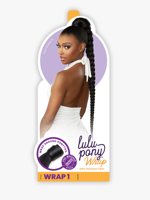 Sensationnel LuluPony Wrap Premium Synthetic Ponytail - LULUPONY WRAP 1