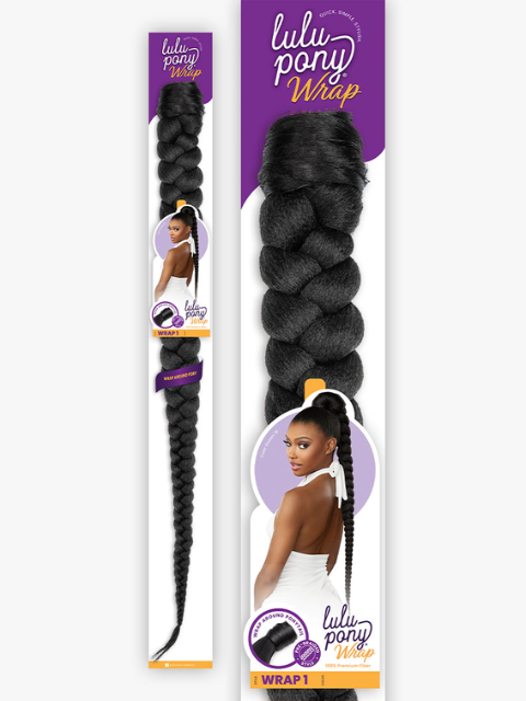 Sensationnel LuluPony Wrap Premium Synthetic Ponytail - LULUPONY WRAP 1