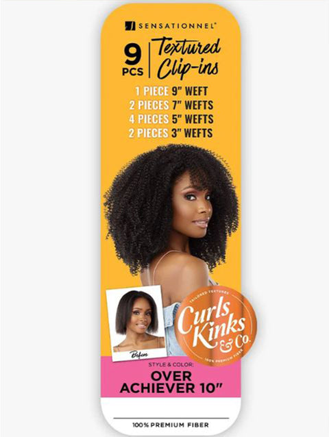 Sensationnel Premium Synthetic CURLS KINKS & CO_CLIP-IN OVER ACHIEVER 10"