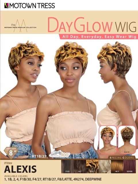 Motown Tress Premium Collection Day Glow ALEXIS" Wig