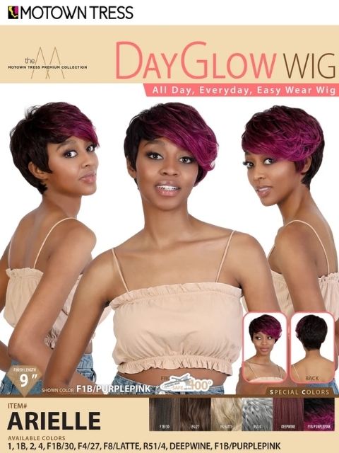 Motown Tress Premium Collection Day Glow Wig -DENVER 3