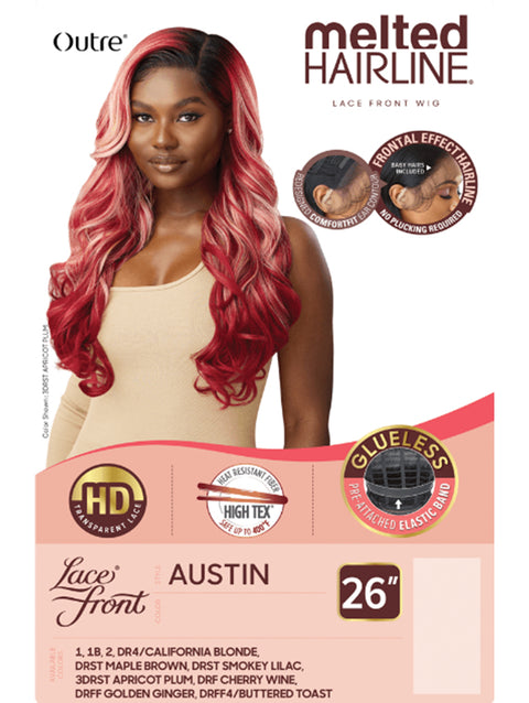 Outre Melted Hairline Premium Synthetic Glueless HD Lace Front Wig - AUSTIN