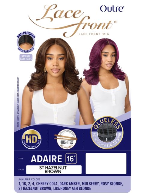 Outre HD Transparent Glueless Lace Front ADAIRE" Wig