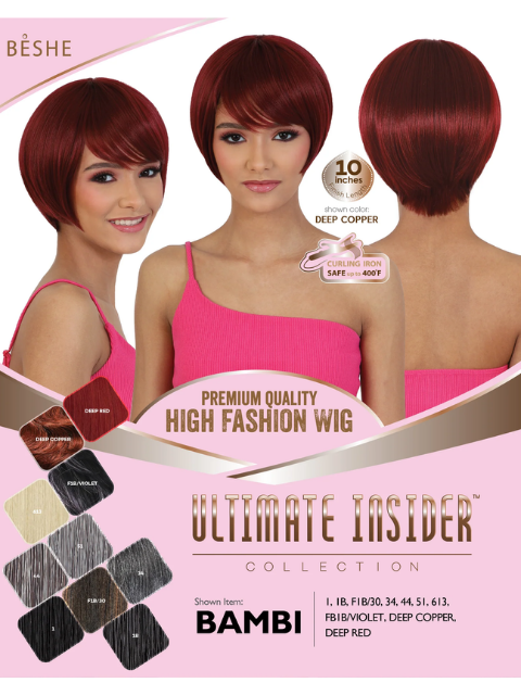 Beshe Ultimate Insider Collection Synthetic Wig -BAMBI