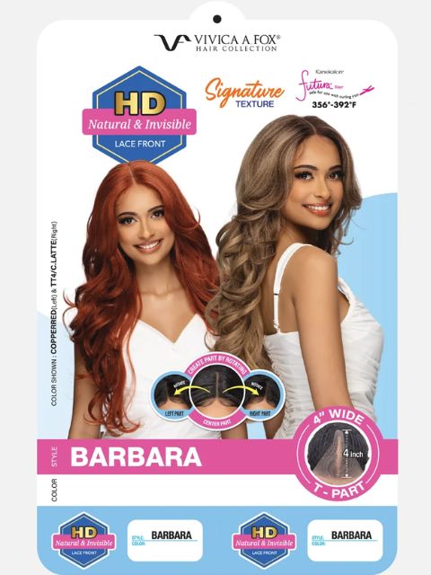 Vivica A Fox HD Natural and Invisible Deeep BARBARA"  Lace Front Wig
