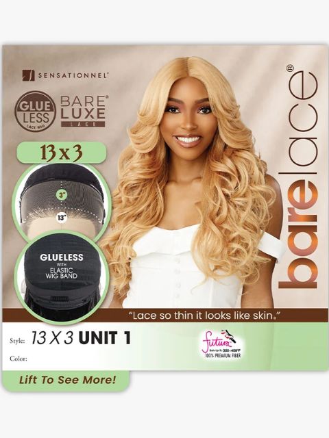 Sensationnel BareLuxe Glueless Lace Wig -(BL133001) BARE LACE 13x3 UNIT 1"