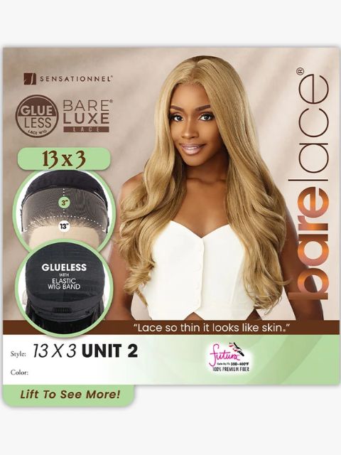 Sensationnel BareLuxe Glueless Lace Wig -(BL133002) BARE LACE 13x3 UNIT 2"