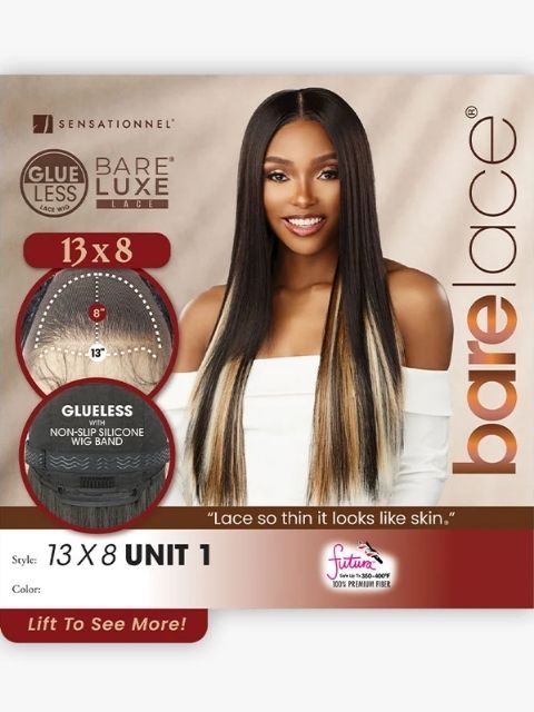 Sensationnel Bare Lace 13x8 Glueless UNIT 1" Lace Wig