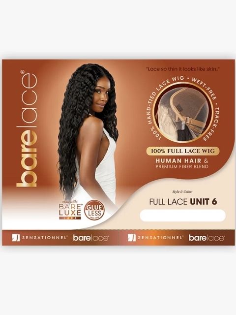 Sensationnel Bare Lace 100% Full Lace Wig - BARE LACE FULL LACE WIG UNIT 6"