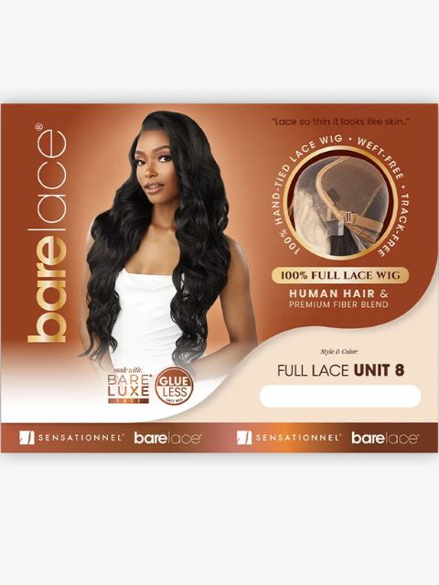 Sensationnel Bare Lace 100% Full Lace BARE LACE FULL LACE WIG UNIT 8 Wig