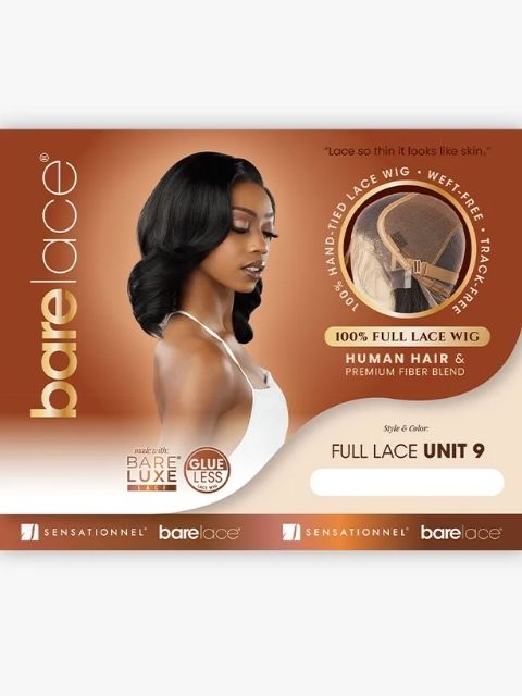 Sensationnel Bare Lace 100% FULL LACE UNIT 9" Full Lace Wig