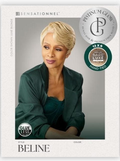Sensationnel BareLuxe 13x6 Glueless Lace Wig-PLATINUM GLOW_BELINE