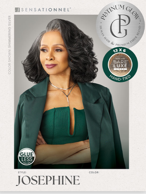 Sensationnel BareLuxe 13x6 PLATINUM GLOW_JOSEPHINE Glueless Lace Wig