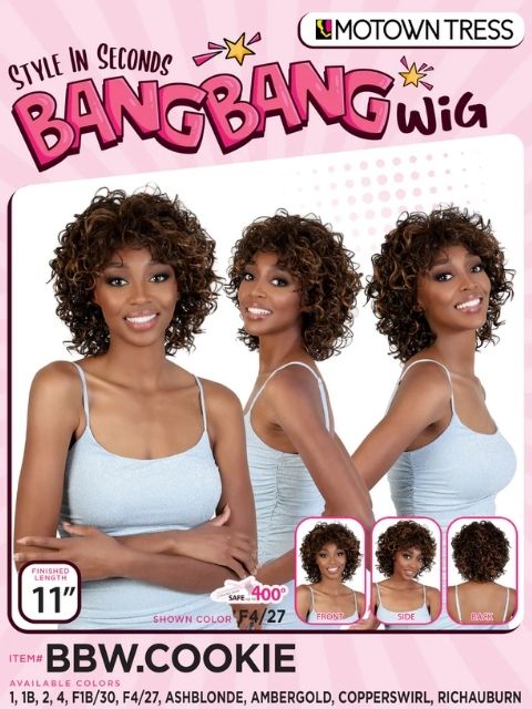 Motown Tress Style in Seconds BangBang  BBW.COOKIE Wig
