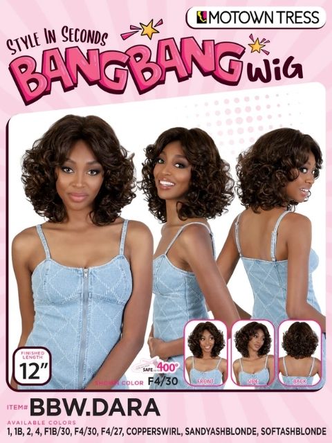 Motown Tress Style in Seconds BangBang  BBW.DARA Wig