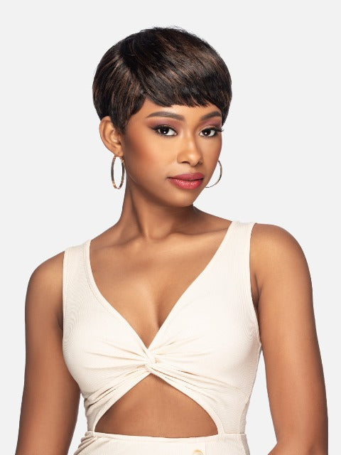 Vivica A Fox 100% Premium Human Hair Pure Comfort Cap Wig - BELLA