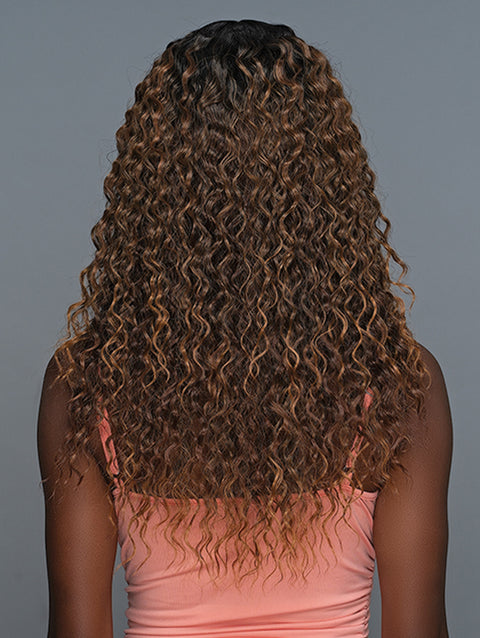 Janet Collection HD Melt Premium Synthetic Fiber Extended Part Lace BETH Wig