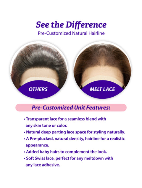 Janet Collection HD Melt Premium Synthetic Fiber Extended Part Lace BETH Wig