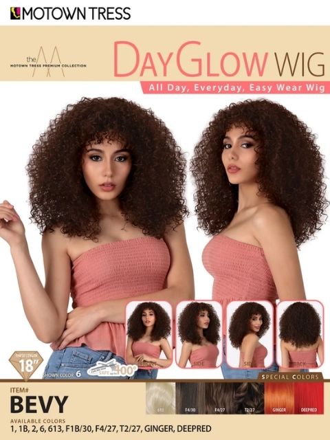 Motown Tress Premium Collection Day Glow Wig -BEVY