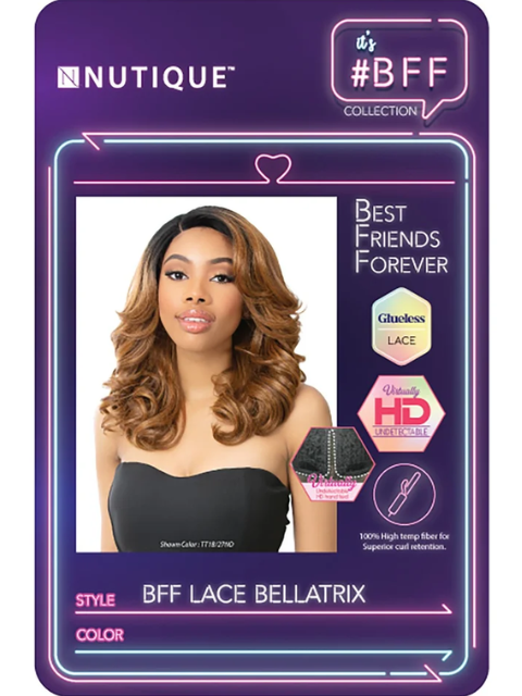 Nutique BFF Collection Glueless BFF LACE BELLATRIX HD Lace Wig
