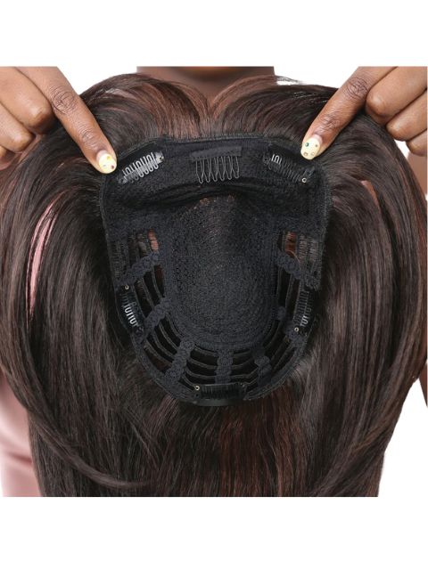 Nutique Premium Synthetic BFF Top Piece Bang  RAYSSA" Wig