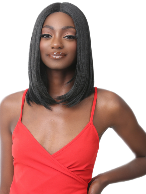 Nutique BFF Collection Synthetic Glueless HD Lace Front Wig - NATURAL STRAIGHT 14