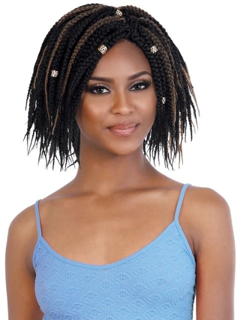 Motown Tress Pre-looped Crochet Braid 3X BIG BOX BRAID"- C.BBOX