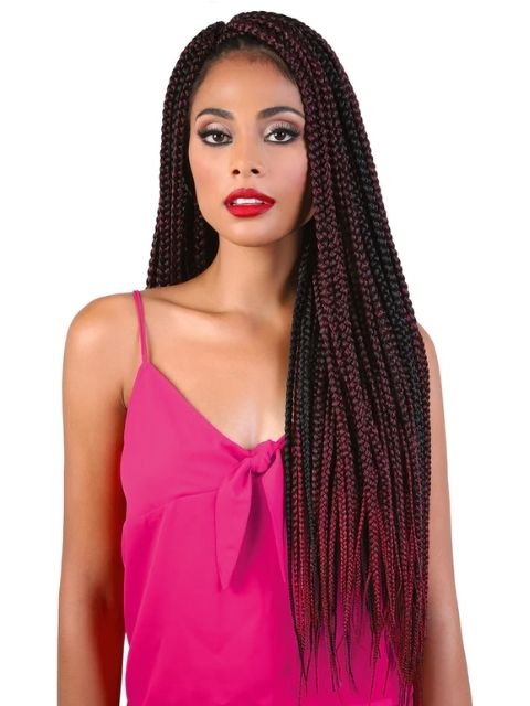 Motown Tress Pre-looped Crochet Braid 3X BIG BOX BRAID"- C.BBOX