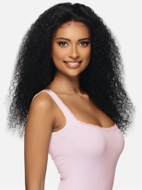Vivica A Fox Black Rose 100% Human Hair HD 13x4 Lace Front Wig BOHEMIAN CURL 28" (BRFBH)