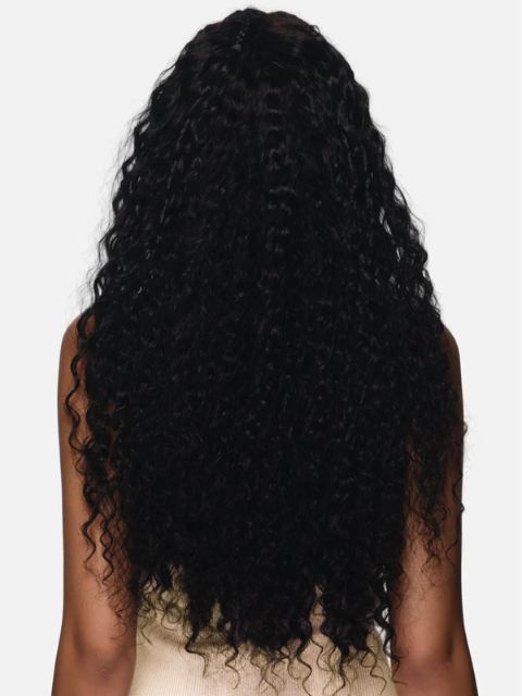 Vivica A Fox Black Rose 100% Human Hair HD 13x4 Lace Front Wig DEEP WAVE 28" (BRFDW-B)
