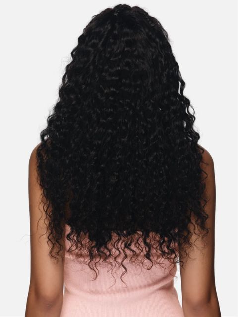 Vivica A Fox Black Rose 100% Human Hair HD 13x4 Lace Front Wig DEEP WAVE 28" (BRFDW-B)