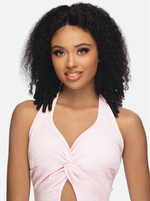 Vivica A Fox Black Rose 100% Human Hair HD 13x4 Lace Front Wig BURMESE CURLY"