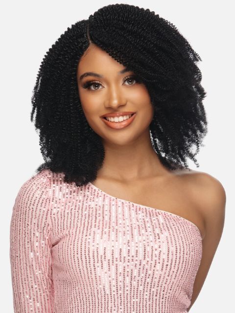Vivica A Fox Black Rose Human Hair Crochet Extension -AFRO KINKY Bulk