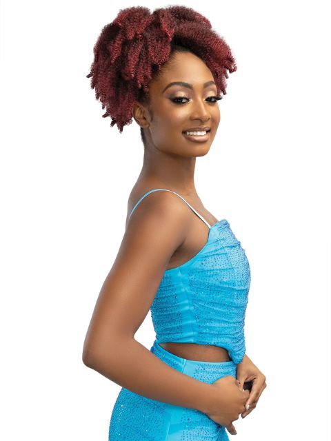 Femi Collection Premium Synthetic Drawstring BLOSSOM AFRO SUNFLOWER"