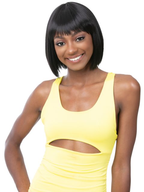 It's A Wig Premium Synthetic BOB BANG WIG 10" Wig