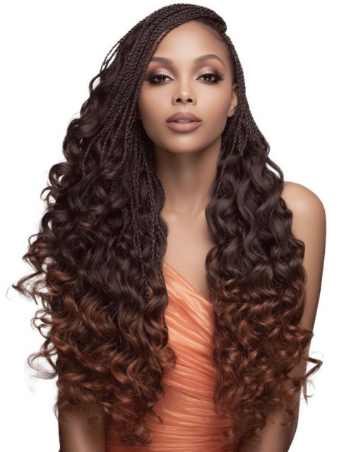 Janet Collection 100% Human Hair Feather BODY WAVE 18" Crochet Braid Extension