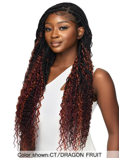 Outre Pre-Braided 13x4 Glueless HD Lace Frontal Wig- BOHO BOX Braid 30"