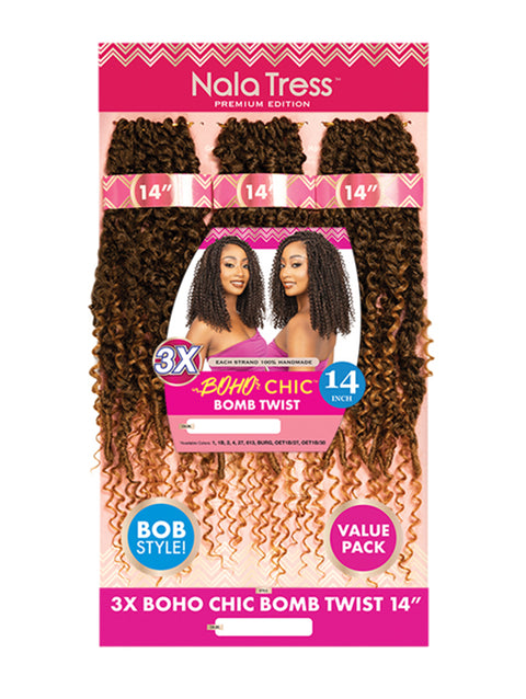 Janet Collection Nala Tress 3X BOHO CHIC BOMB TWIST 14"