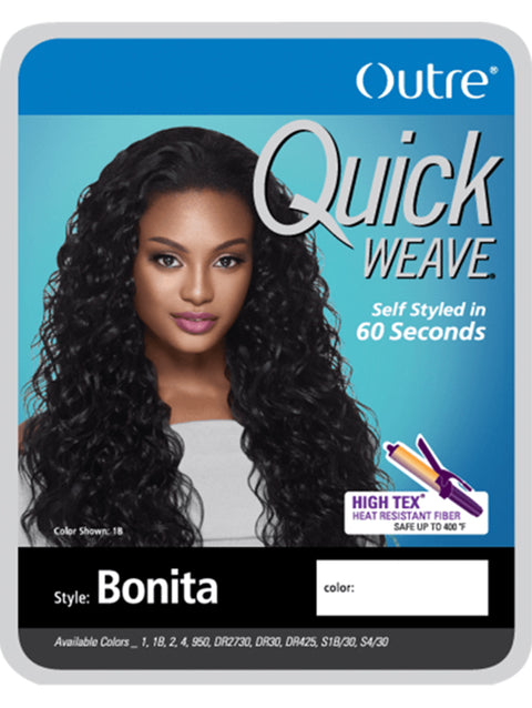Outre Premium Synthetic Quick Weave Half Wig - BONITA