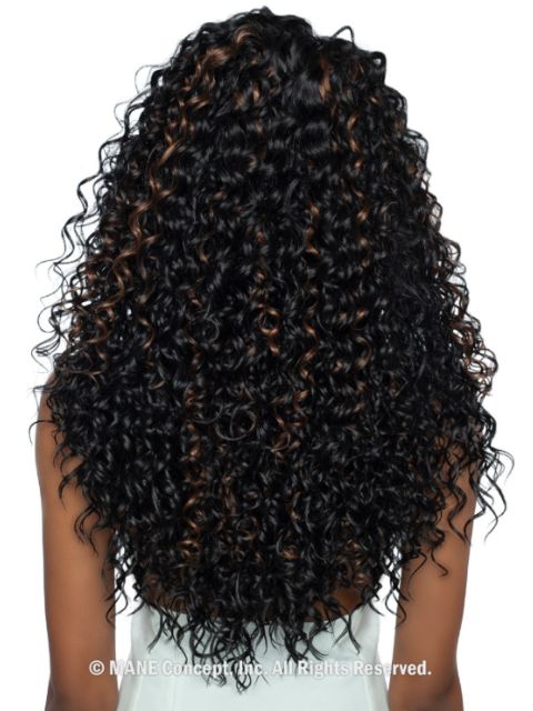 Mane Concept Mega Brazilian Botaniq Human Hair StyleMix HAWAIIAN CURL" (MBHW)