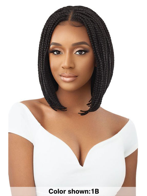 Outre Pre-Braided 4x4 Glueless Lace Front Wig - BOX BRAID BOB 12