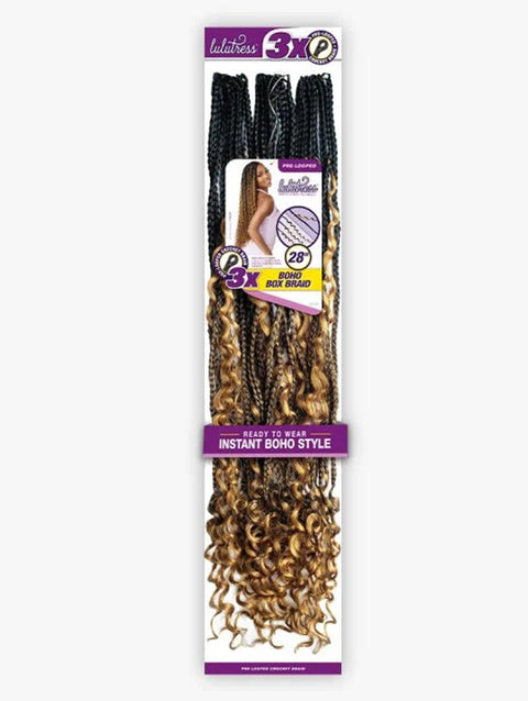 Sensationnel Lulutress Pre-Looped 3X BOHO BOX BRAID 28"
