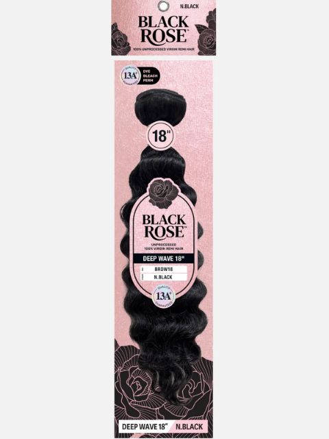 Vivica A Fox Black Rose Human Hair Extension Weave -BRDW-DEEP WAVE"