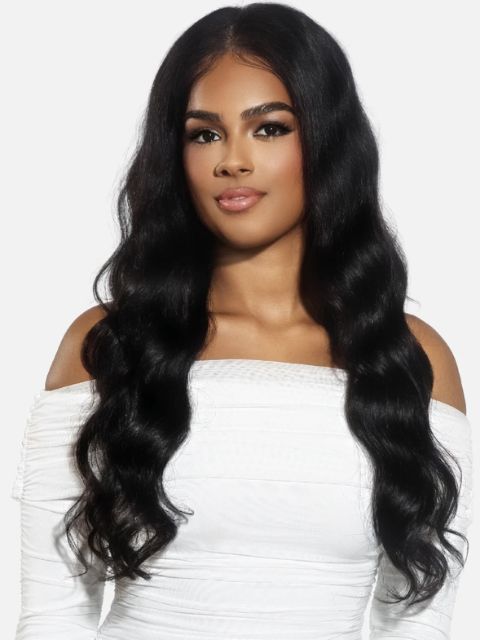 Vivica A Fox Black Rose 100% Human Hair 13x4 HD Lace Front Wig - (BRFBD28) BODY WAVE 28"