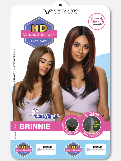 Vivica A Fox HD Natural and Invisible BRINNIE Lace Part Wig