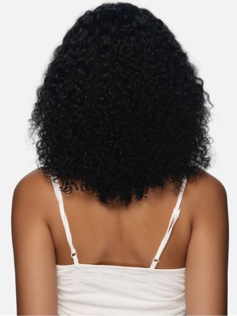 Vivica A Fox Black Rose 100% Human Hair Wet and Wavy HD Lace Part Wig- JERRY CURL" (BRWP410-415)