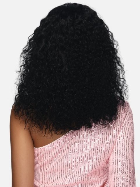 Vivica A Fox Black Rose 100% Human Hair Wet and Wavy HD Lace Part Wig- WATER CURL 18" (BRWP413)