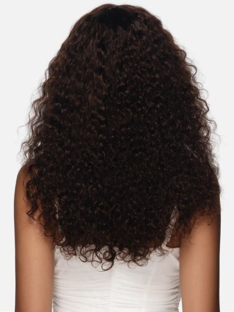 Vivica A Fox Black Rose 100% Human Hair Wet and Wavy HD Lace Part Wig- WATER CURL" (BRWP411-414)