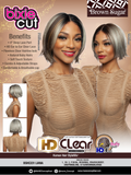 Mane Concept Brown Sugar Bixie Cut HD Clear Lace Front Wig - LIANA BSHC231