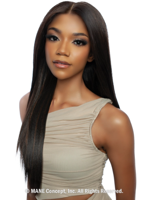 Mane Concept Brown Sugar Skin Bond Lace Glueless Wig HD 13x2x6 BSSB221 LACE CUT 02"
